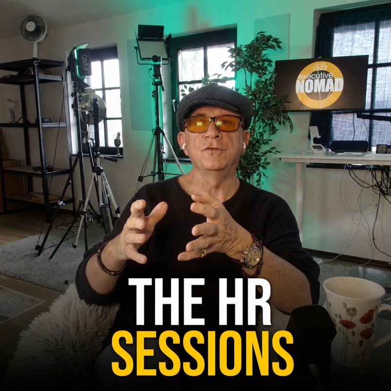 Jamie Sylvian recording in the Executive Nomad studio, with The HR Sessions title